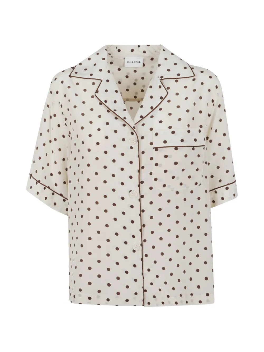P.A.R.O.S.H. polka-dot shirt - Toni neutri