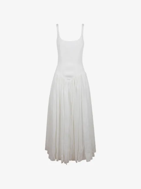 Gabriela Hearst Gabriela ruffled midi dress