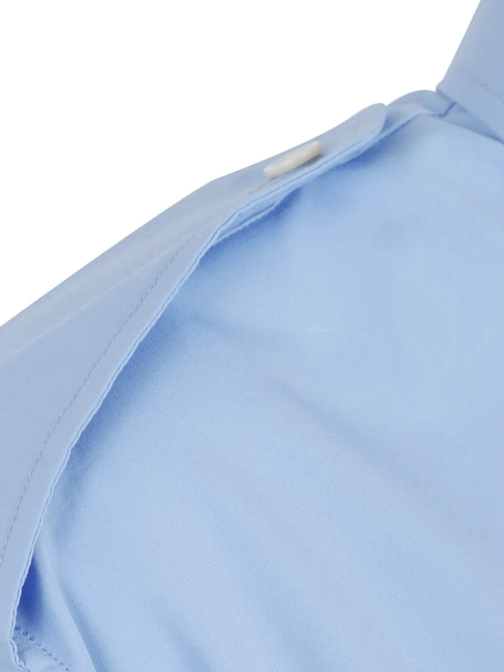 Alexander McQueen Blouse met korset-design en epauletten Blauw