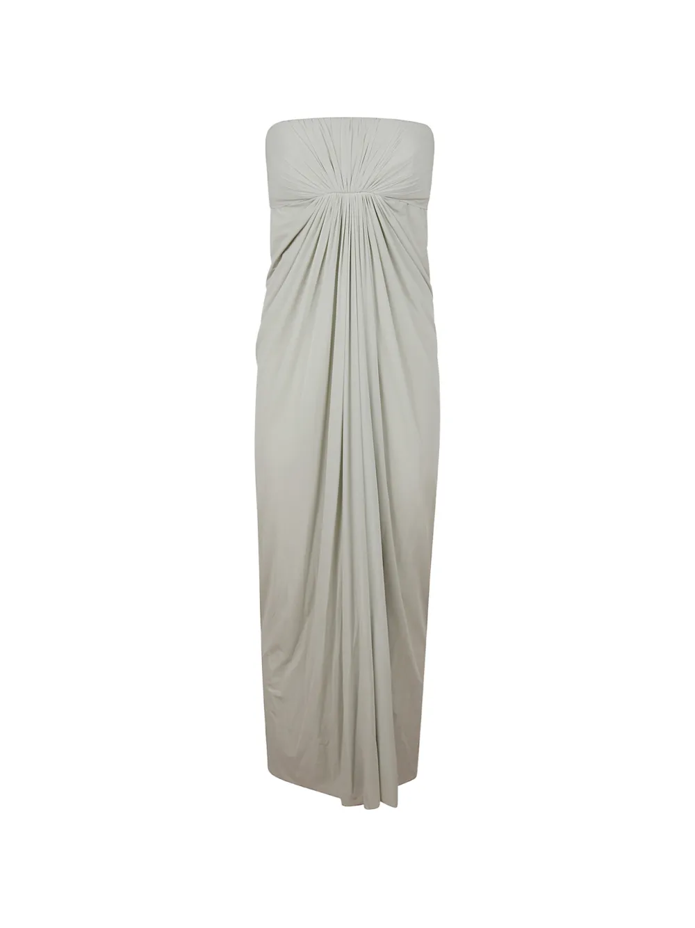Alberta Ferretti strapless draped dress - Grey