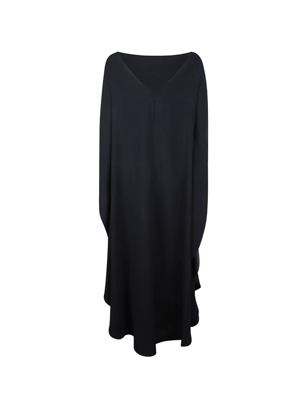 Gianluca Capannolo draped V-neck dress - Blu