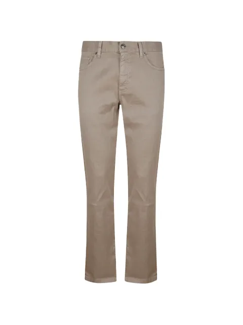 Zegna logo-patch jeans