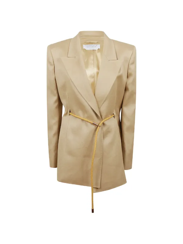 Gabriela Hearst Braided Jacket in Neutrals