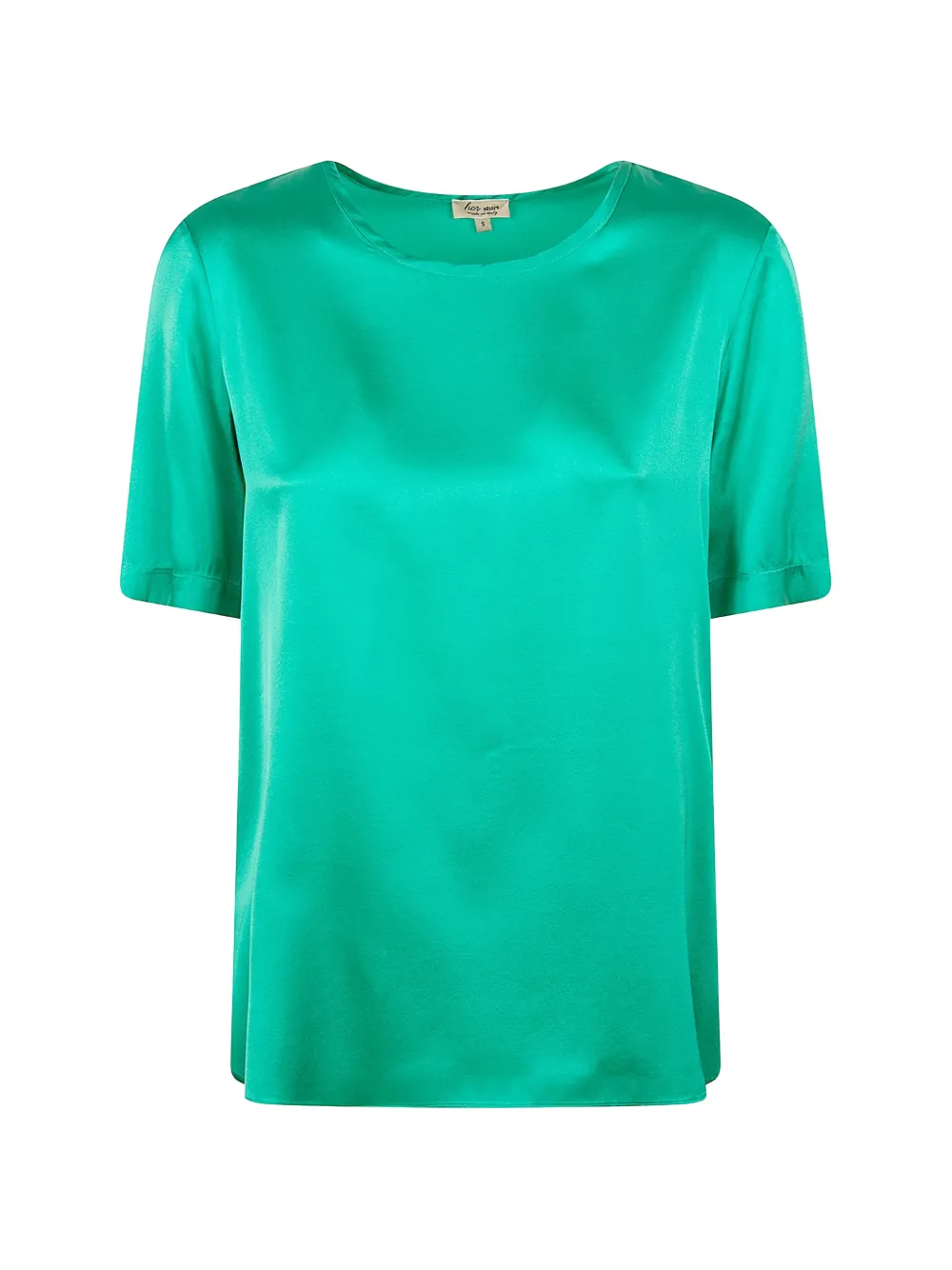 Her Shirt satin-finish T-shirt - Verde