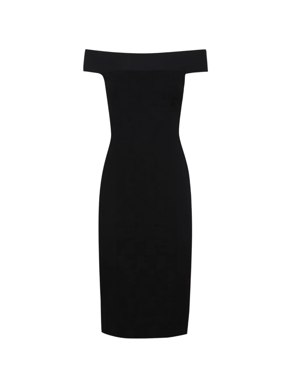 Alexander McQueen off-shoulder dress - Schwarz
