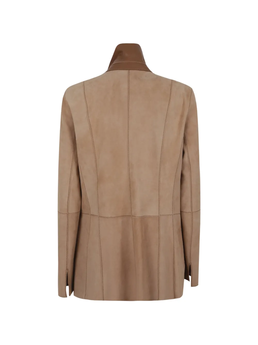  Desa 1972 Reversible Leather Blazer - Neutrals 