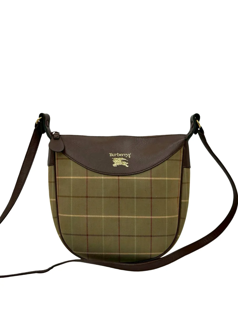 Burberry Pre-Owned 20th Century Vintage Check Canvas crossbody bag - Marrone
