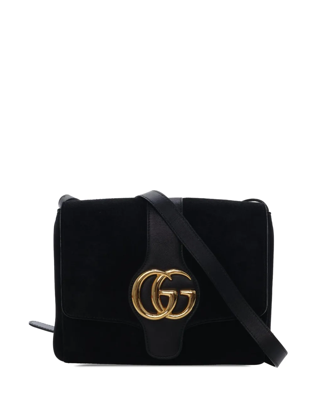 Gucci Pre-Owned 2000-2015 Medium Suede Arli crossbody bag - Nero