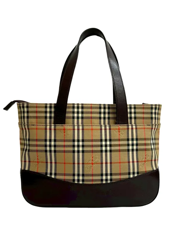 Burberry Pre-Owned 2000-2017 ヘイマーケットチェック キャンバス