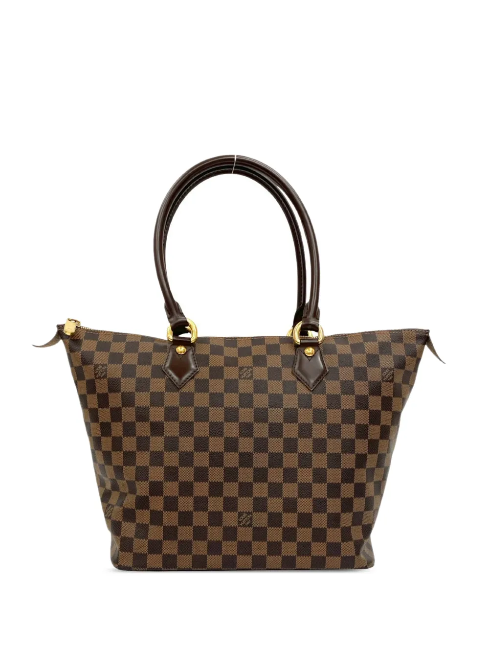 Louis Vuitton Pre-Owned 2008 Damier Ebene Saleya MM tote bag - Marrone