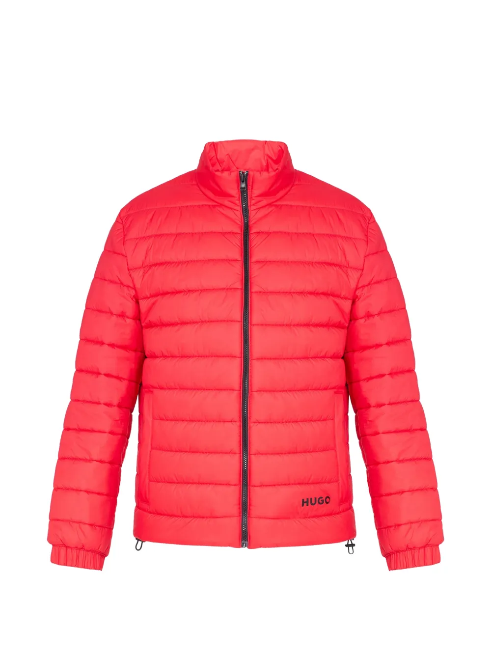 BOSS 퀼팅 디자인 집업 재킷 | 레드 | Image 1