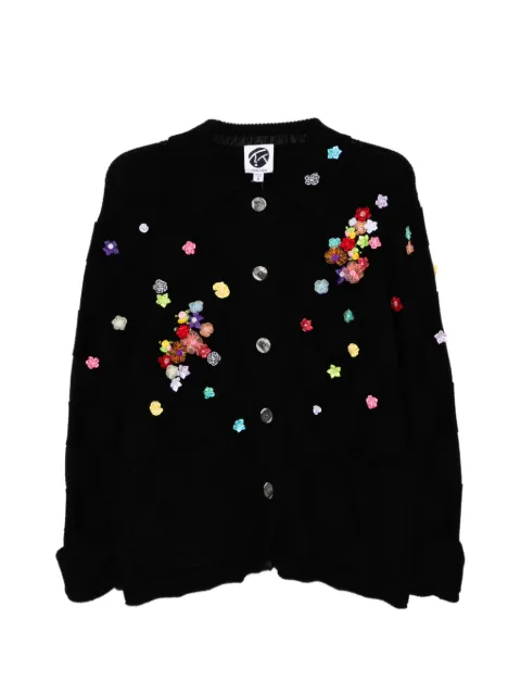 YANYAN KNITS フローラル カーディガン