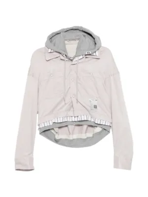 Maison MIHARA YASUHIRO triple-layered Zipped Jacket | White 