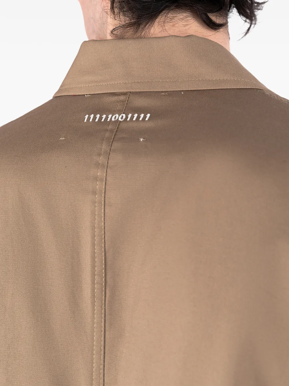 Société Anonyme Francia blazer met enkele rij knopen Beige