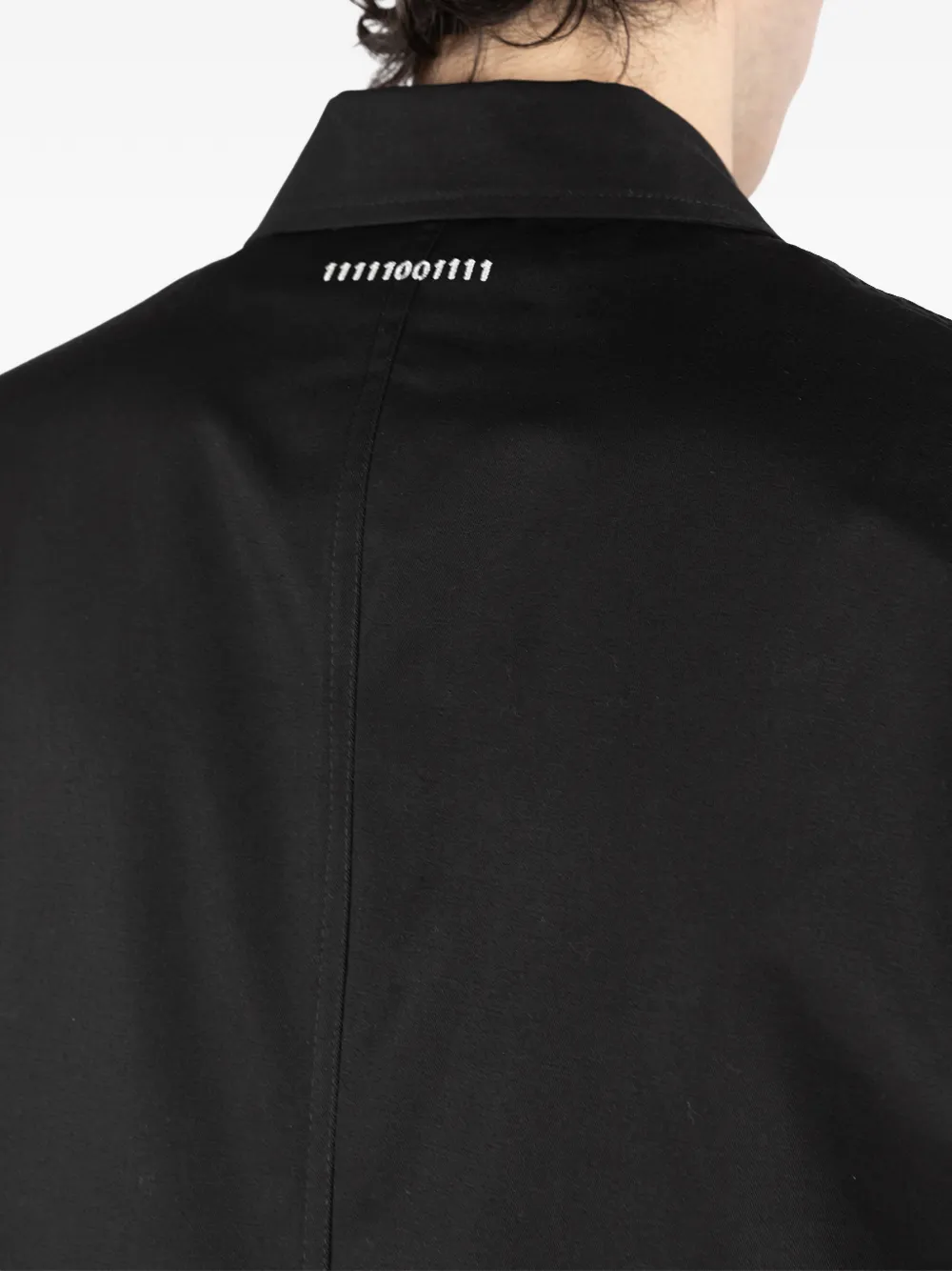 Société Anonyme Francia blazer met enkele rij knopen Zwart