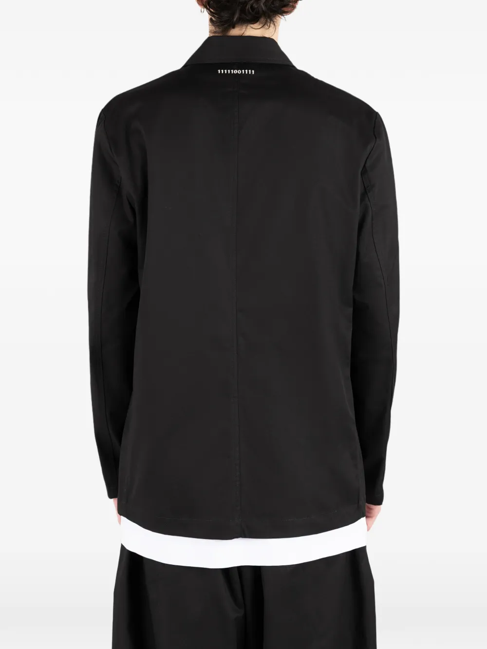 Société Anonyme Francia blazer met enkele rij knopen Zwart