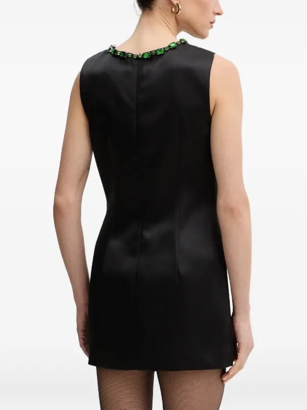 black dress diamante Black Diamante Sparkle Long Sleeve Mini Dress AX Paris