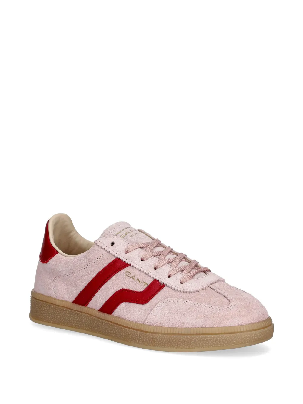 Gant Sneakers met suède streep Roze