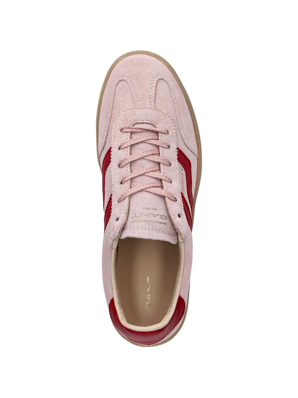 Gant Sneakers met suède streep Roze