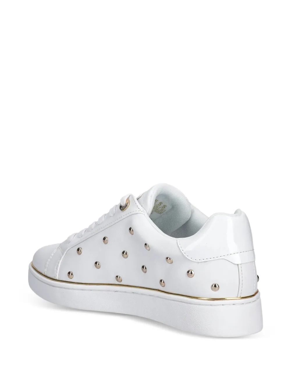 GUESS USA Bonitah sneakers met logo van studs Wit