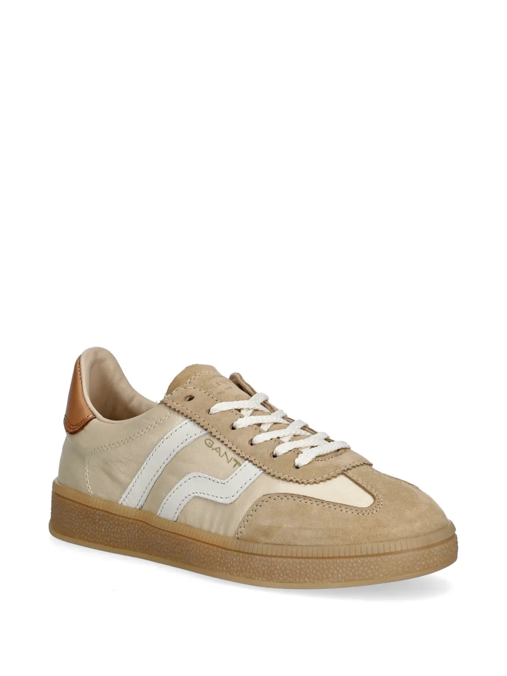 Gant Sneakers met suède vlak Beige