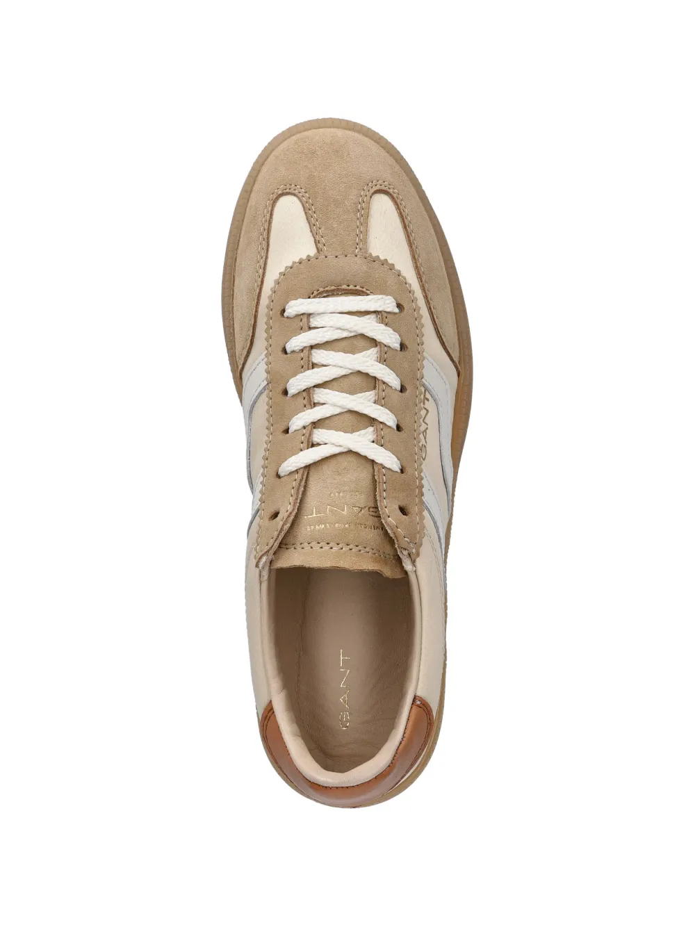 Gant Sneakers met suède vlak Beige