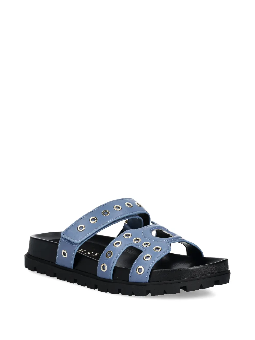 GUESS USA Slippers met ringlets Blauw