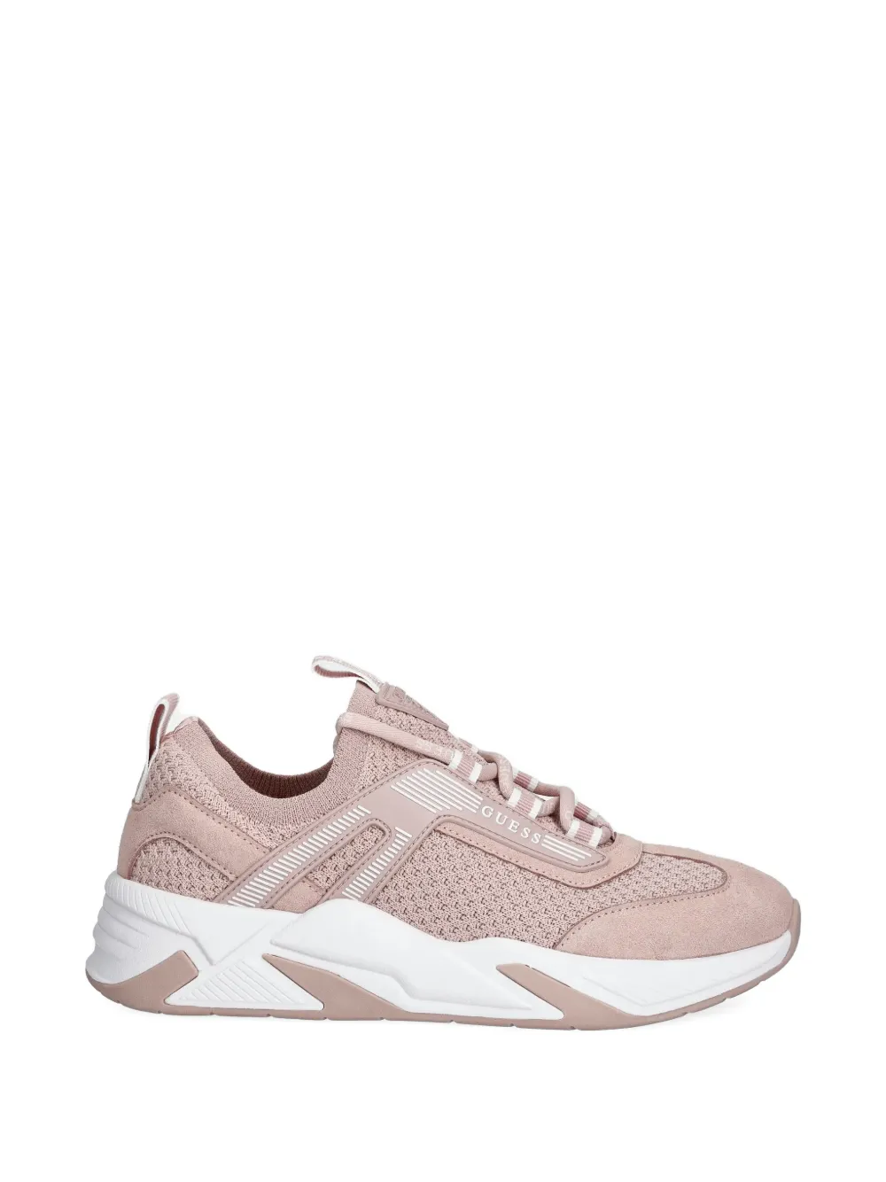 GUESS USA Genga laced panel sneakers - Rosa