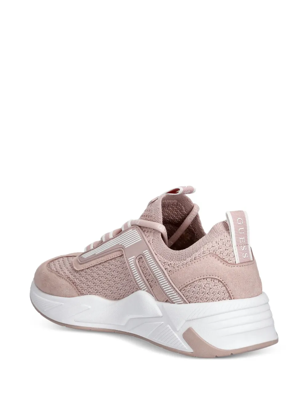 GUESS USA Genga sneakers met vlak van kant Roze