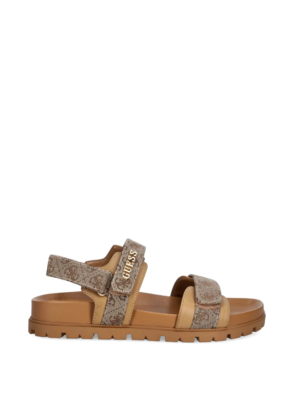 GUESS USA Floriz2 sandalen met monogram Beige
