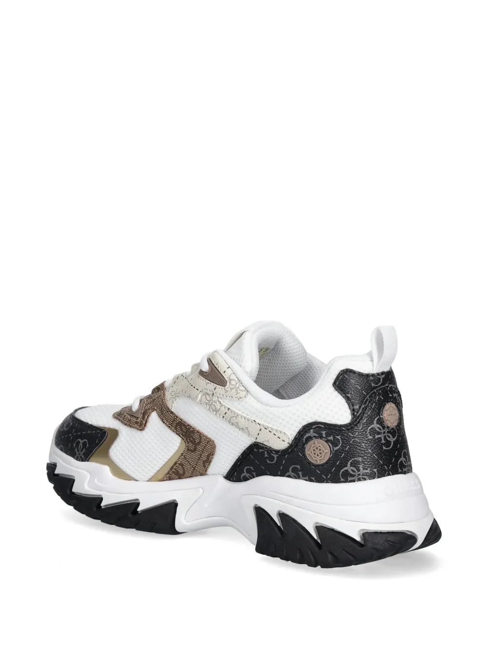 GUESS USA Sneakers met vlakken en logoprint Wit