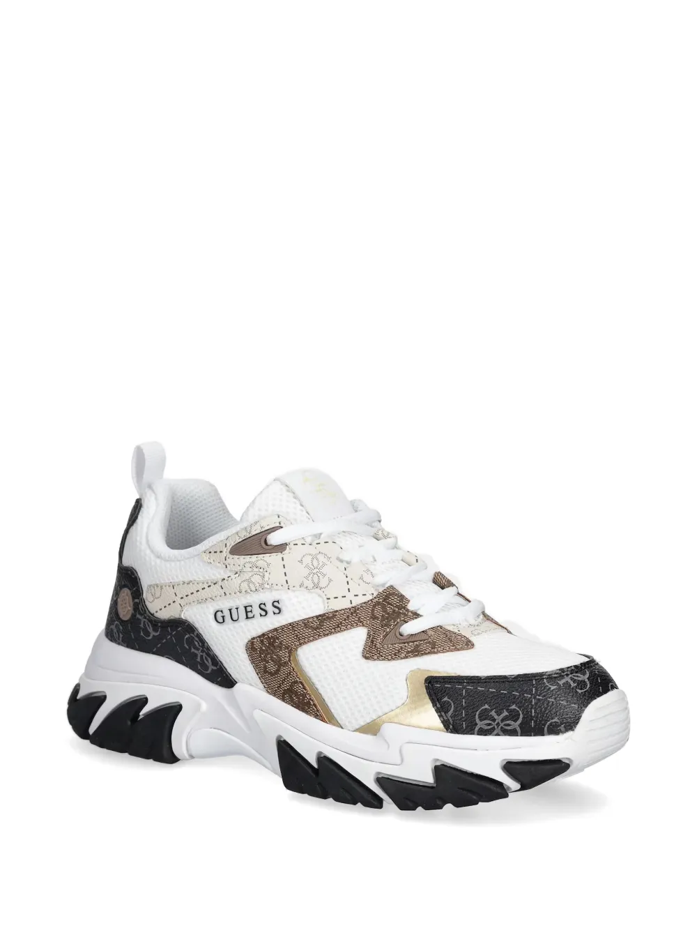 GUESS USA Sneakers met vlakken en logoprint Wit