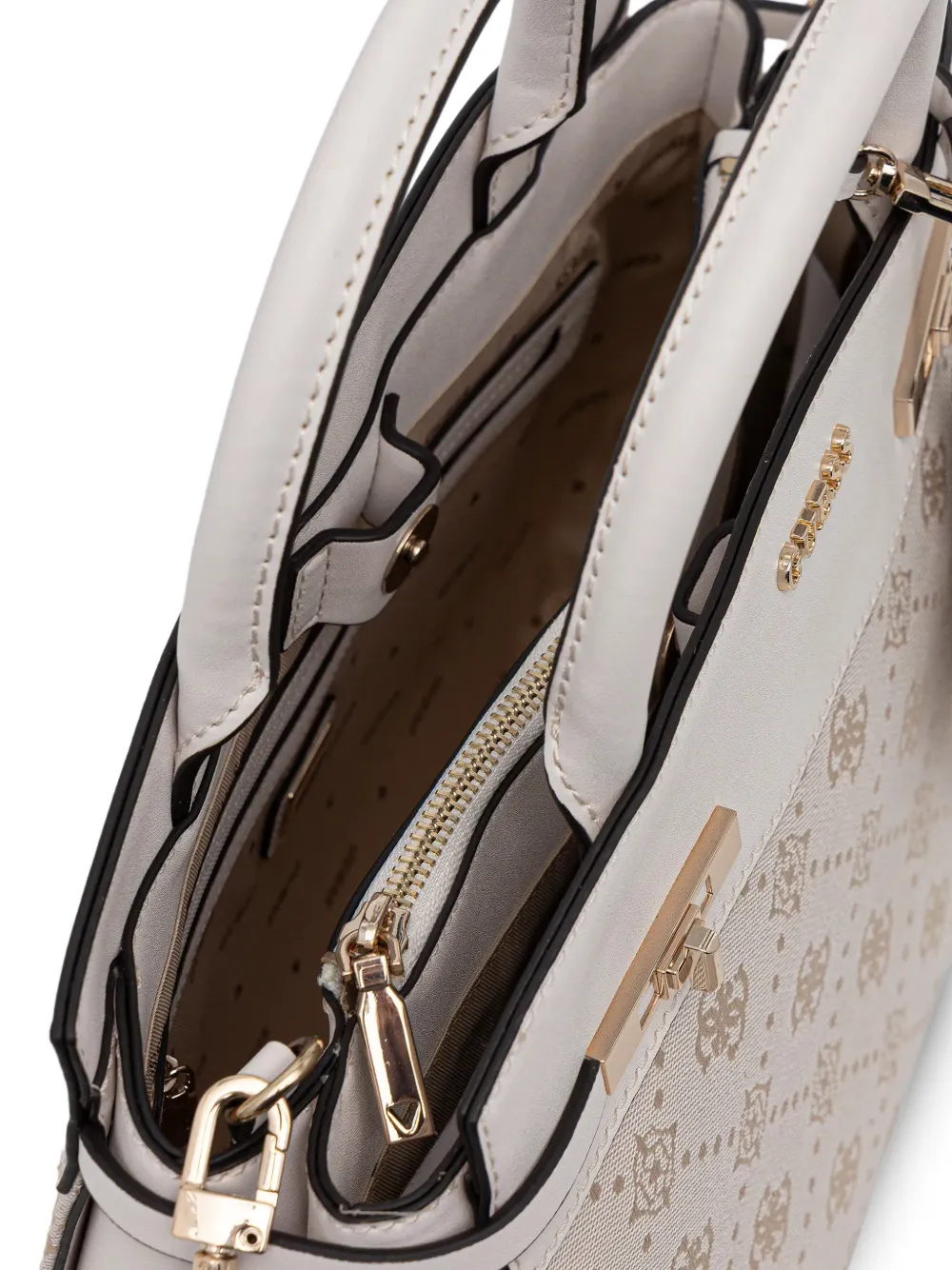 GUESS USA Melinda shopper met bloembedel Grijs