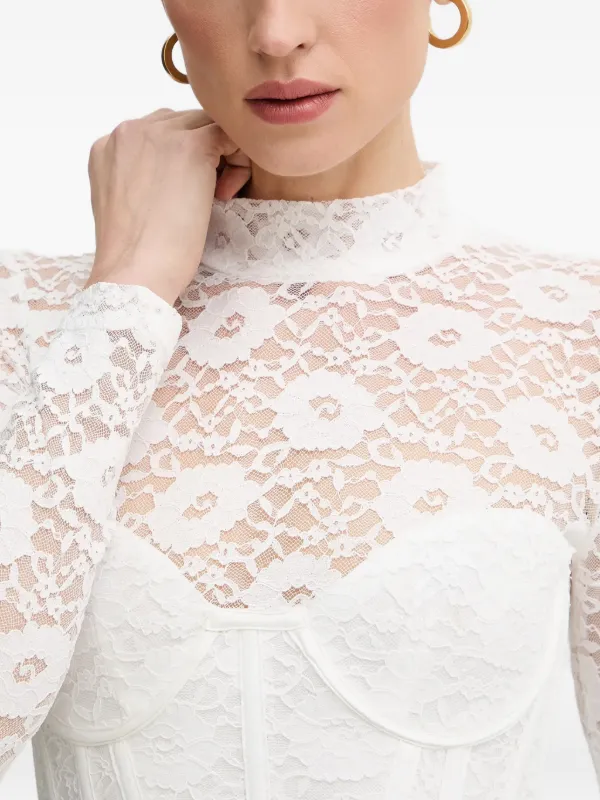 new look pink lace dress Olivia Pink Bodycon Short Lace Dress main image 1