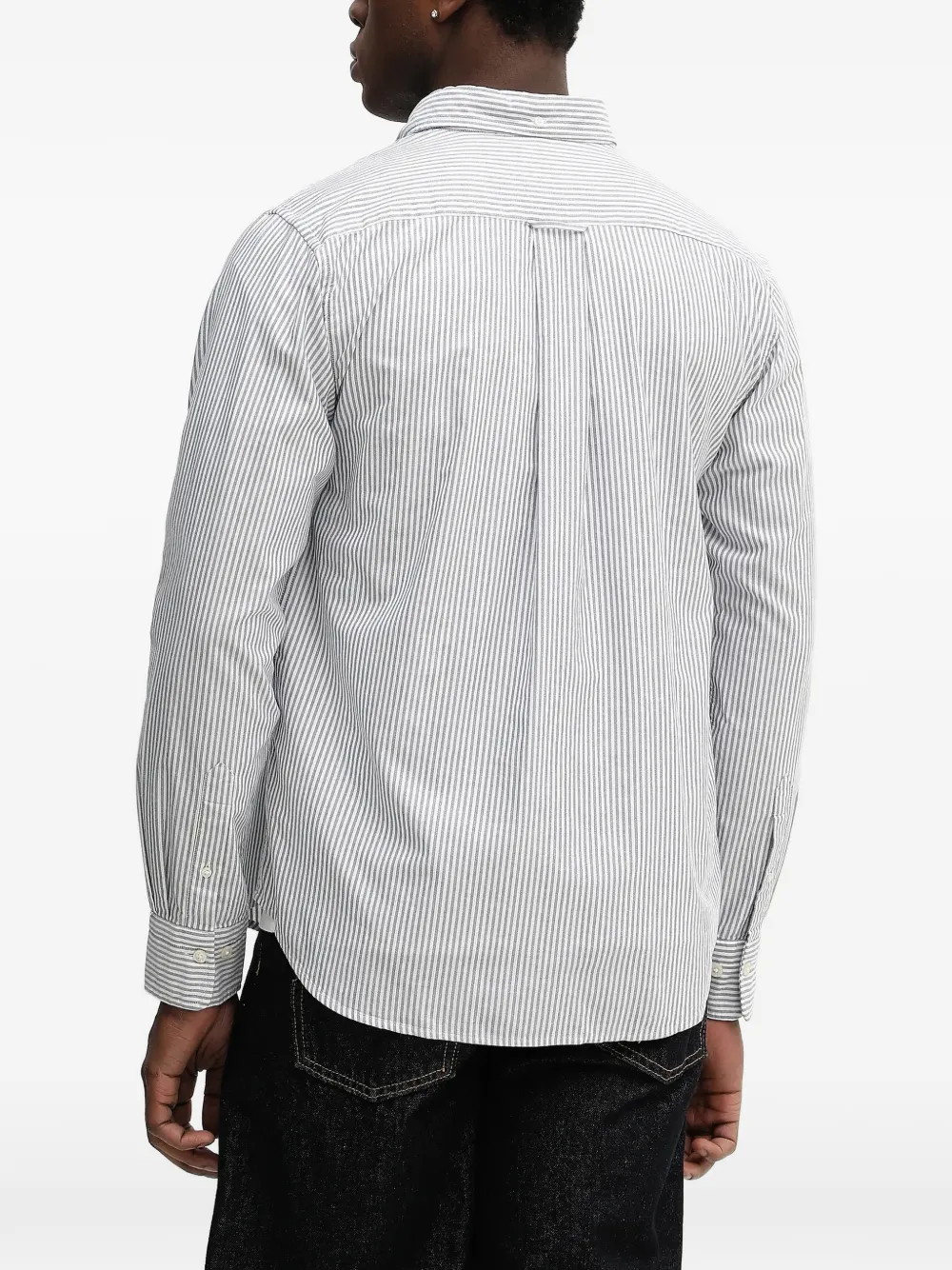 Gant Oxford gestreept overhemd met borstzak Wit