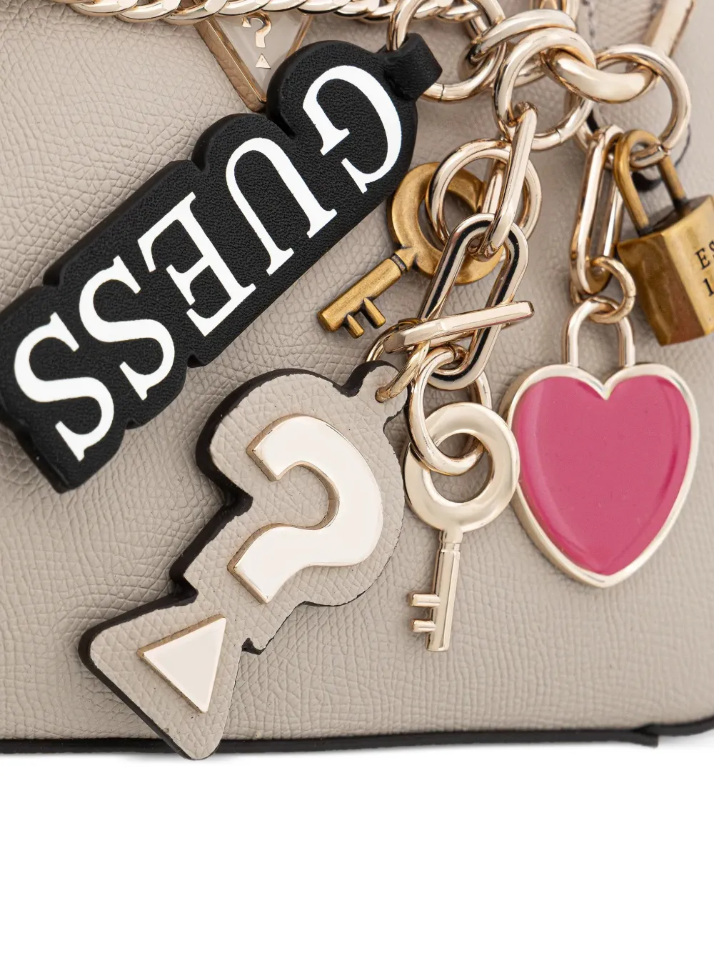 GUESS USA Davina shopper met bedel Beige