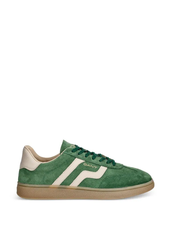 goma★ Gant Cuzmo Suede Panelled Sneakers | Green | FARFETCH