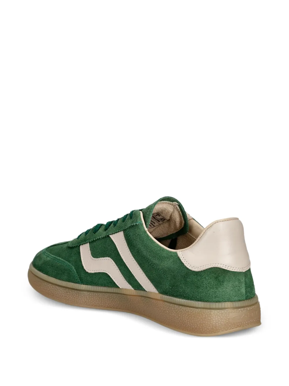 Gant Cuzmo suède sneakers met vlakken Groen