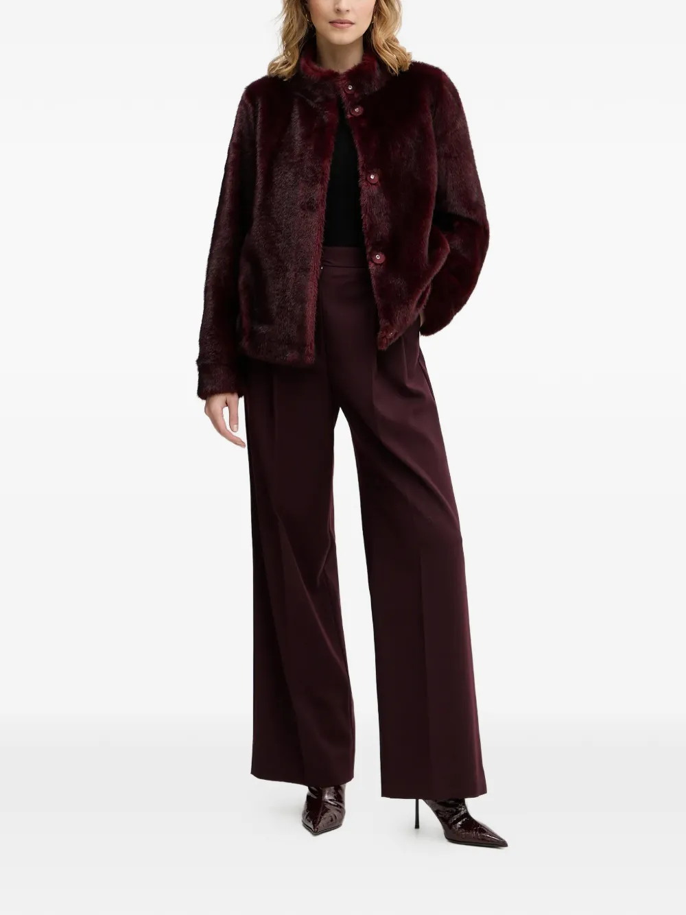  Guess Usa Button-up Jacket - Red 