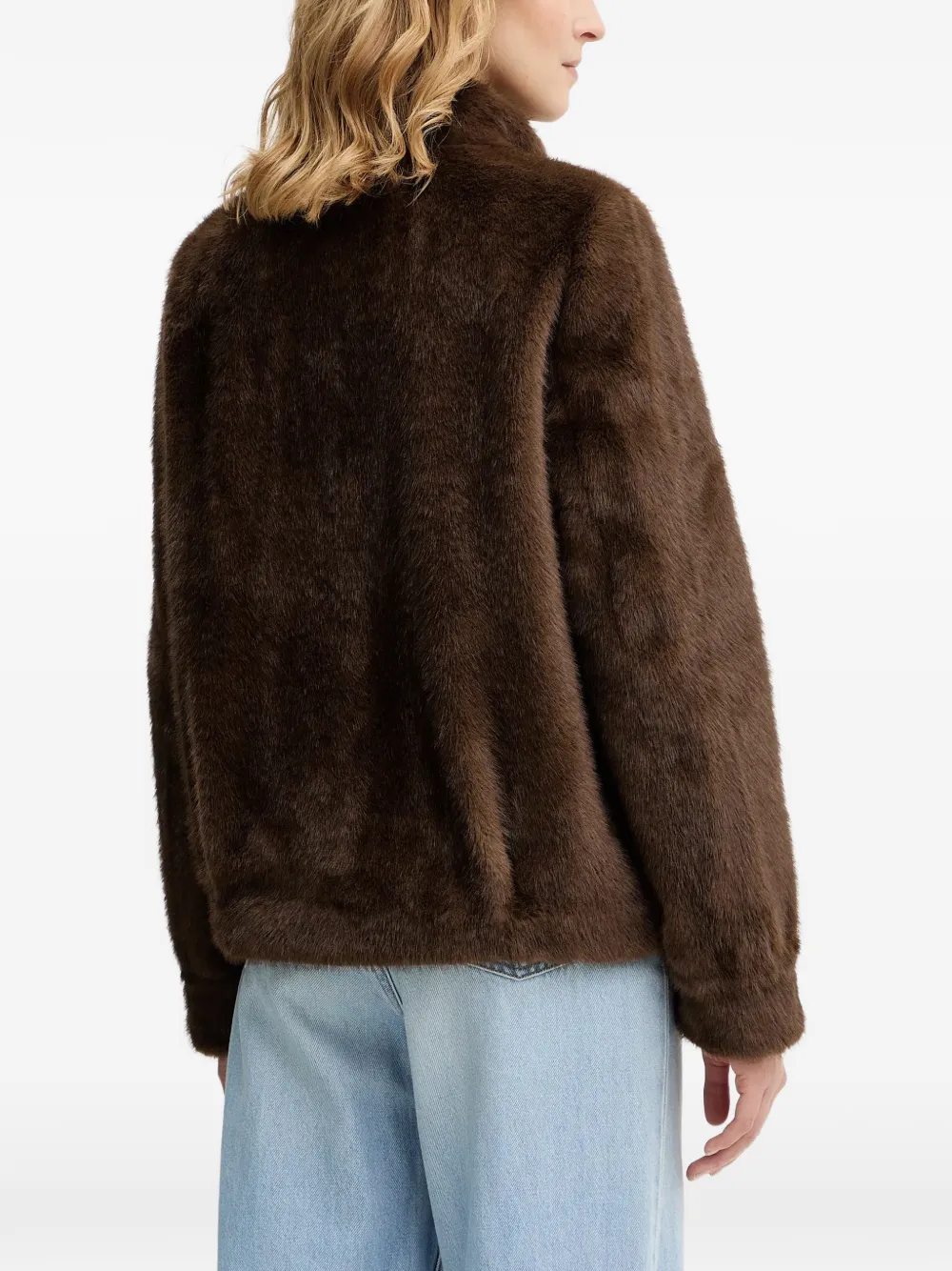  Guess Usa Buttoned Jacket - Brown 