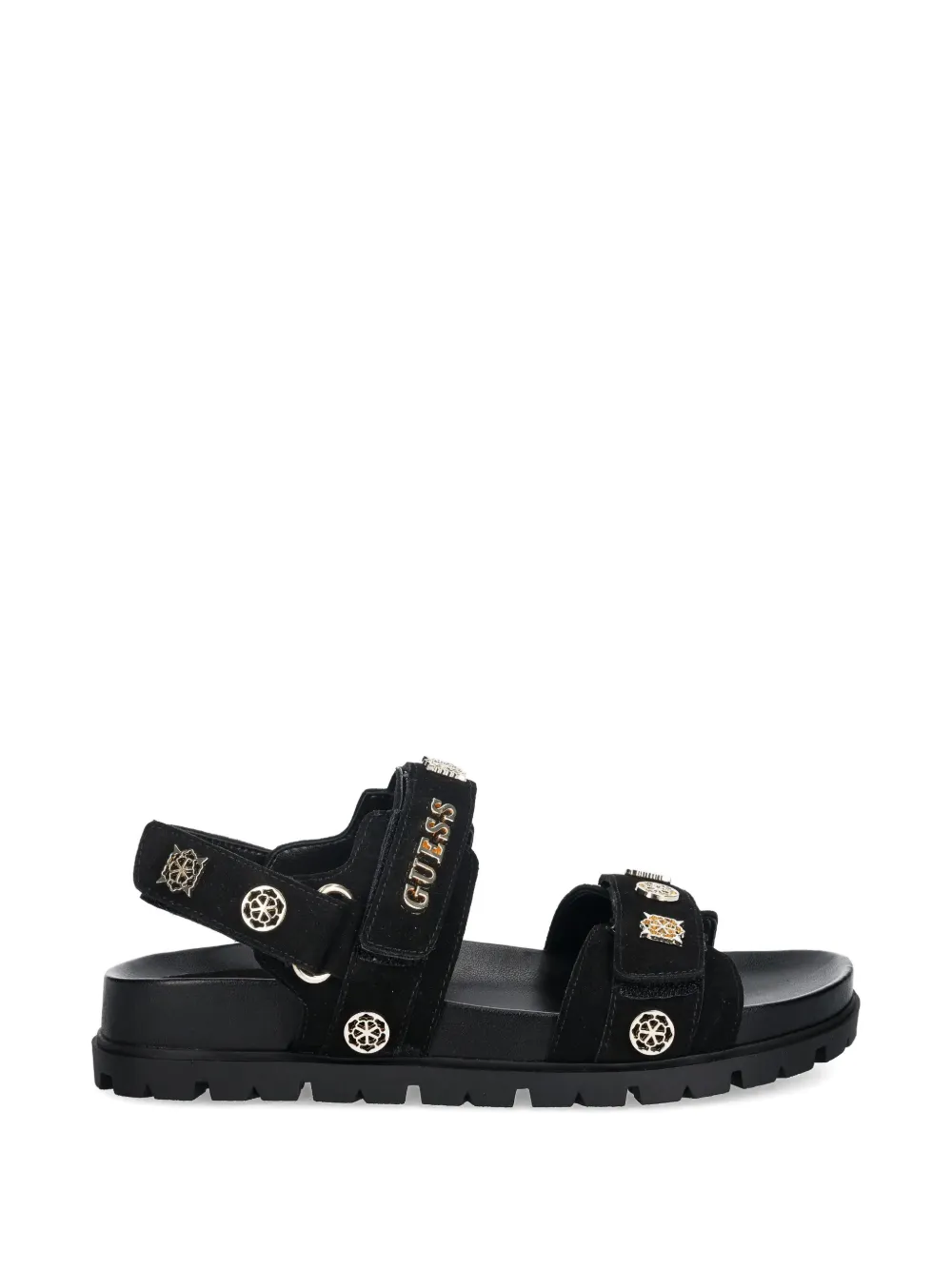 GUESS USA Florizi sandalen met klittenband Zwart