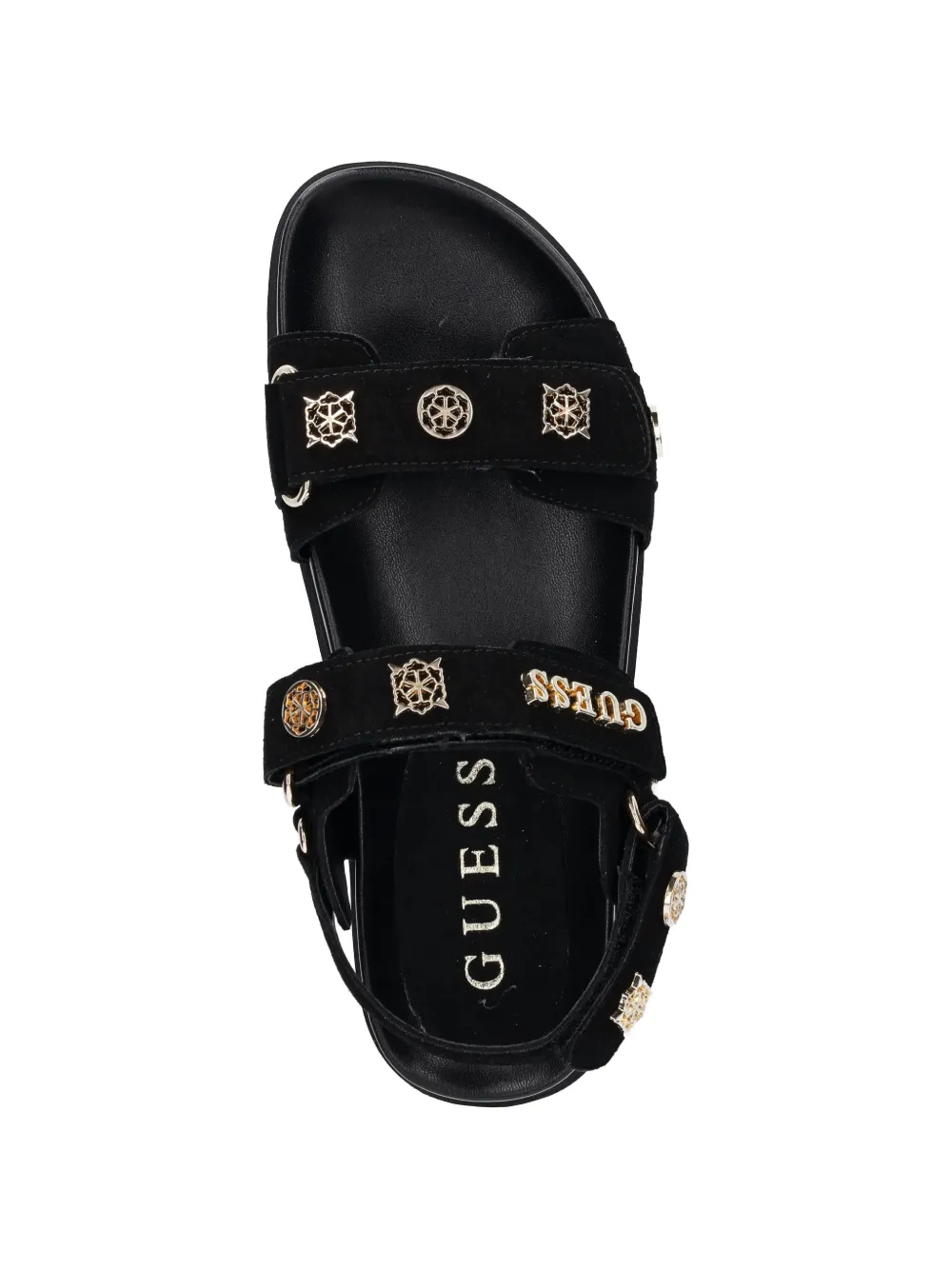 GUESS USA Florizi sandalen met klittenband Zwart