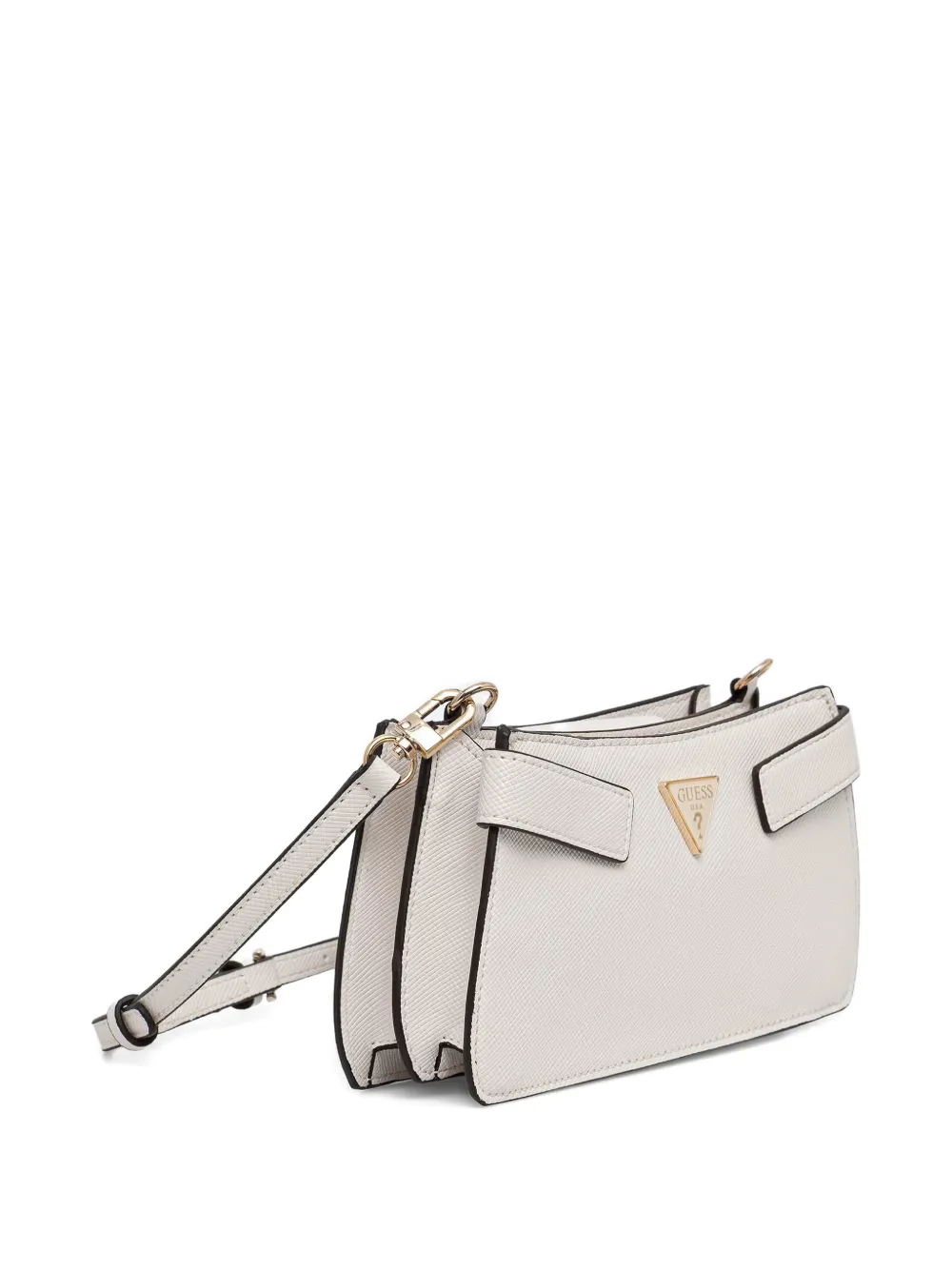 GUESS USA Serenova crossbodytas met applicatie Wit