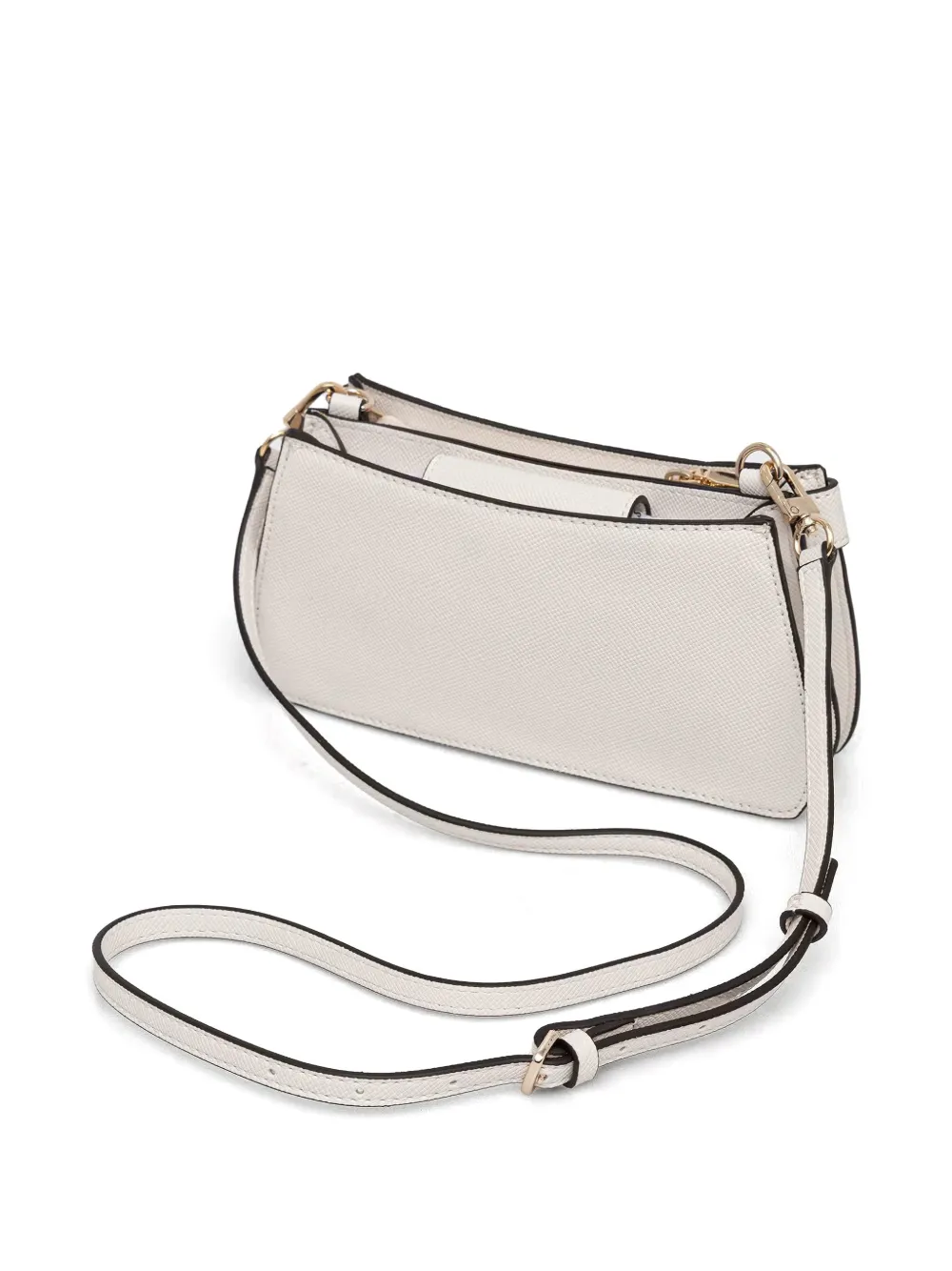 GUESS USA Serenova crossbodytas met applicatie Wit