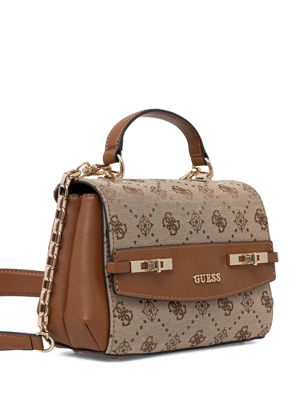 GUESS USA Melinda shopper met ketting Beige