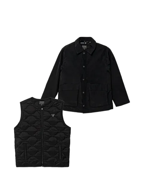 guess kids gilet and jacket set