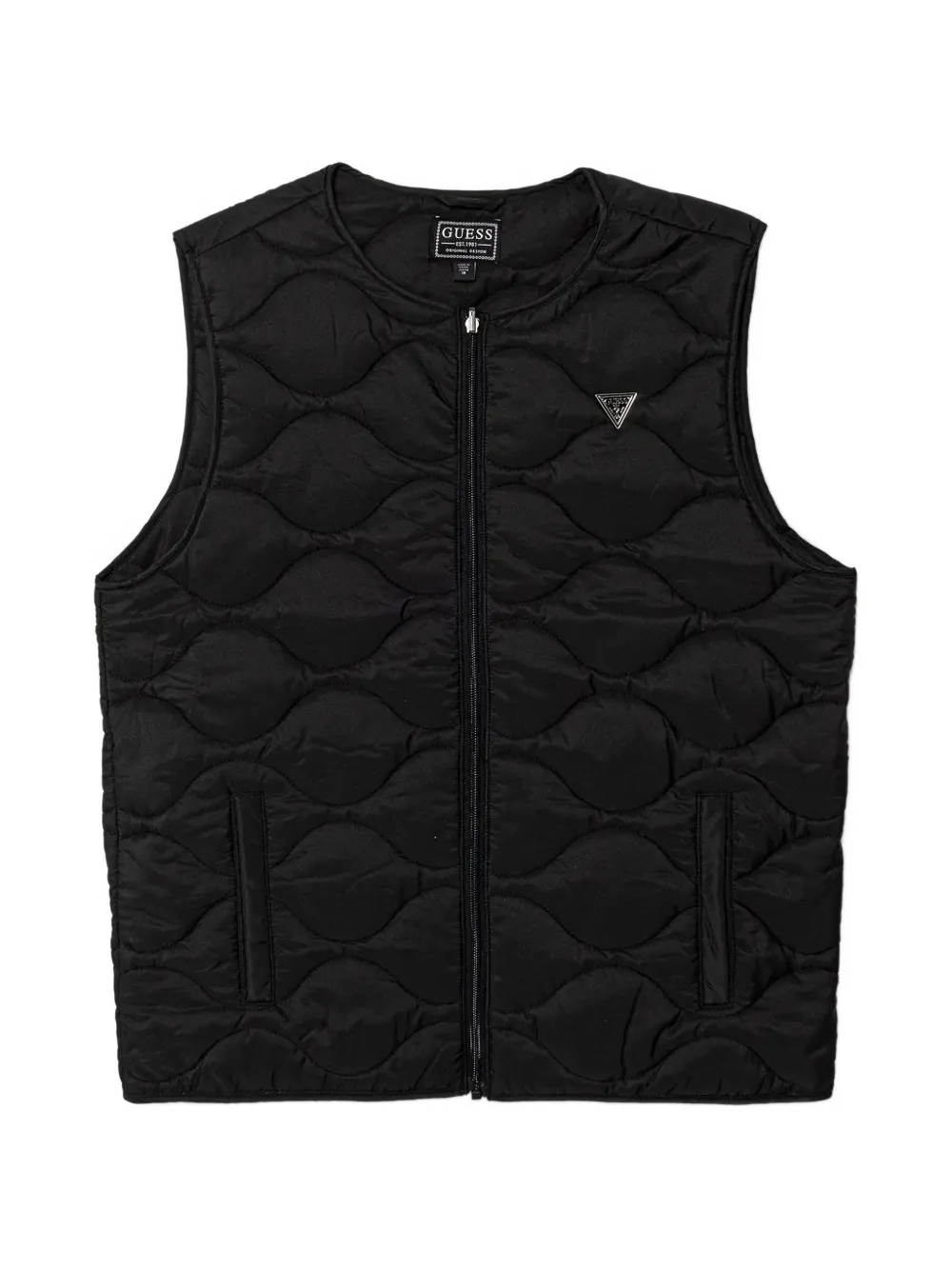 guess kids Bodywarmer en jack Zwart
