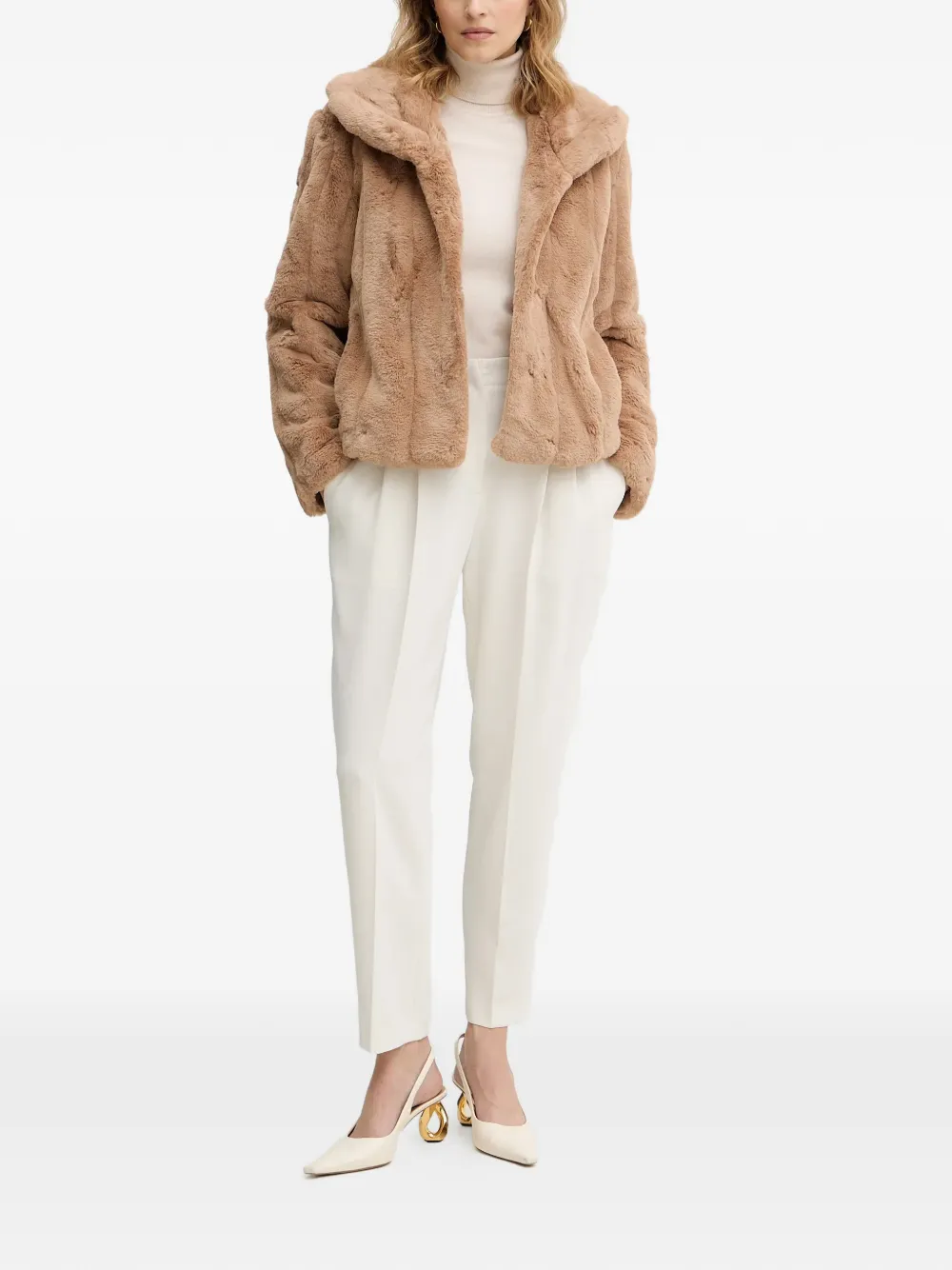 GUESS USA Jack met capuchon Beige