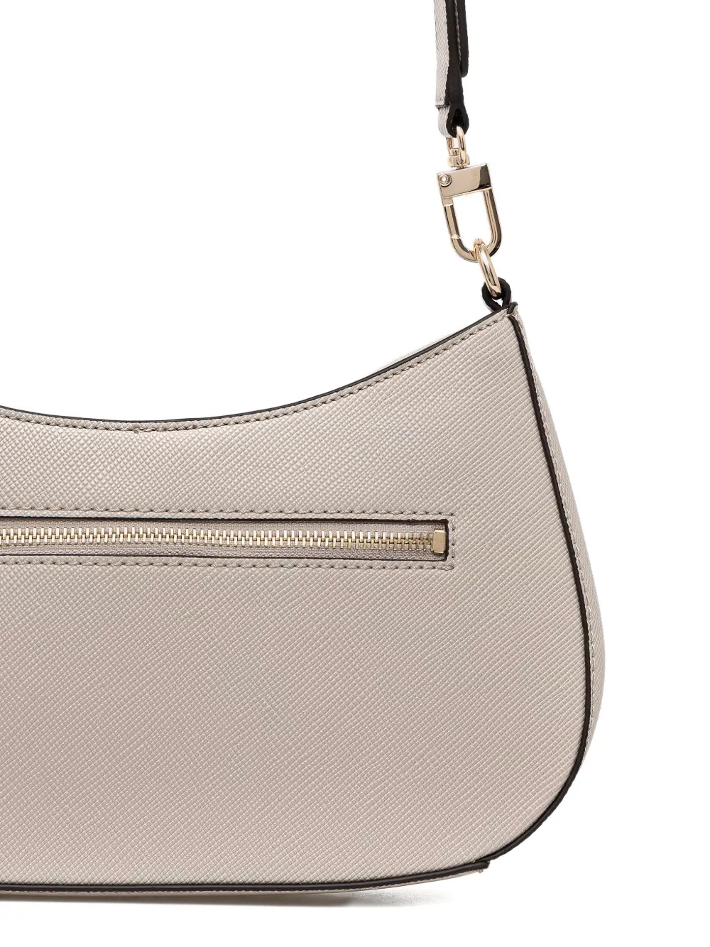 GUESS USA Noelle schoudertas met logo bedel Beige