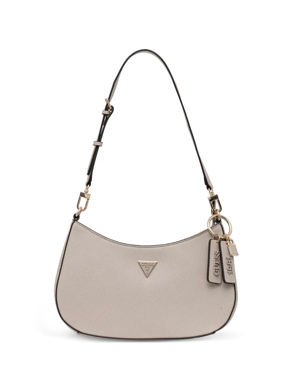 GUESS USA Borsa a spalla Noelle con logo - Toni neutri